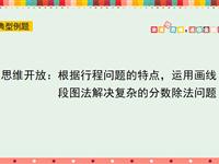 思维开放：根据行程问题的特点，运用画线段图法解决复杂的分数除法问题